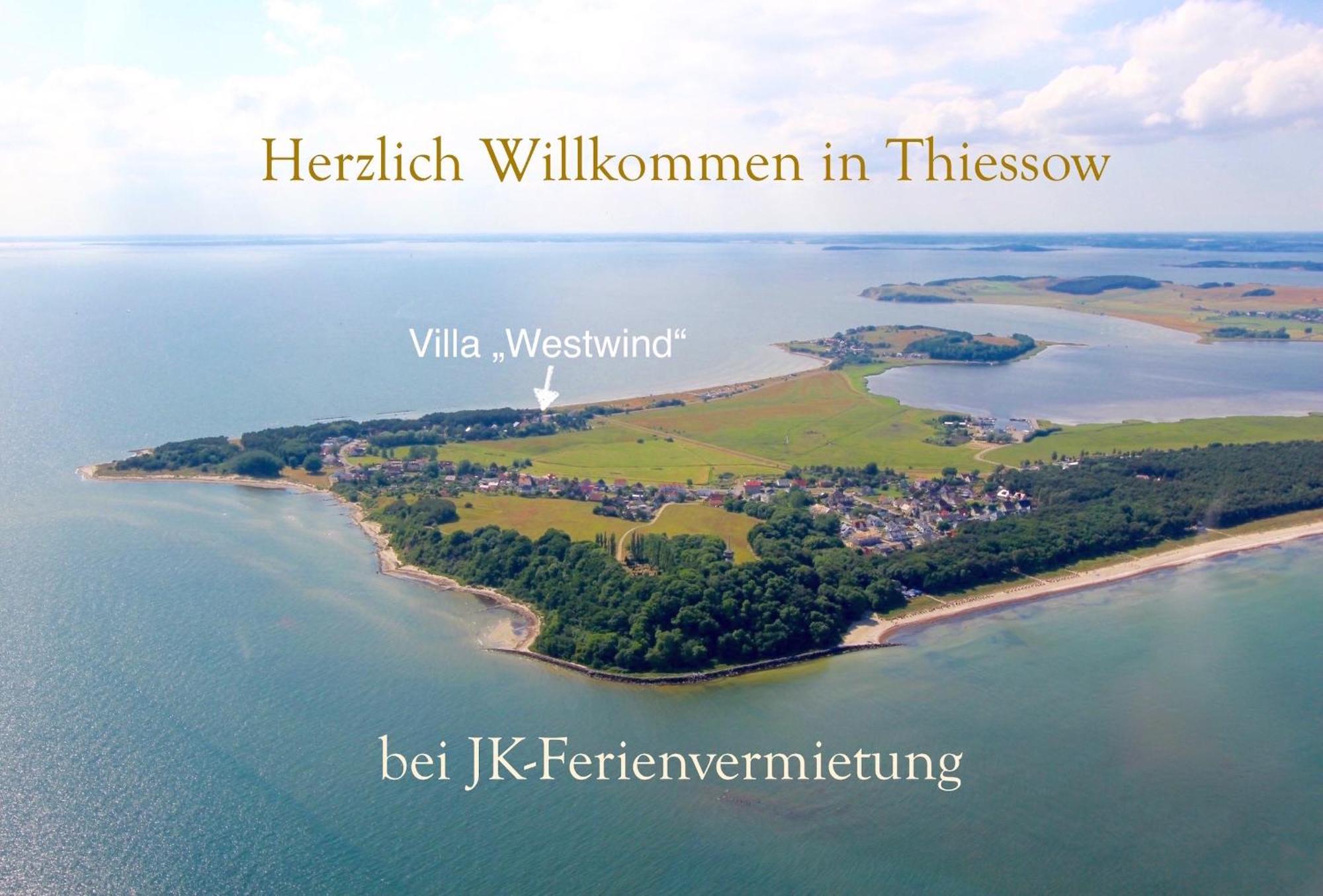 Ferienwohnung1 in der Villa Westwind Thiessow Exterior foto